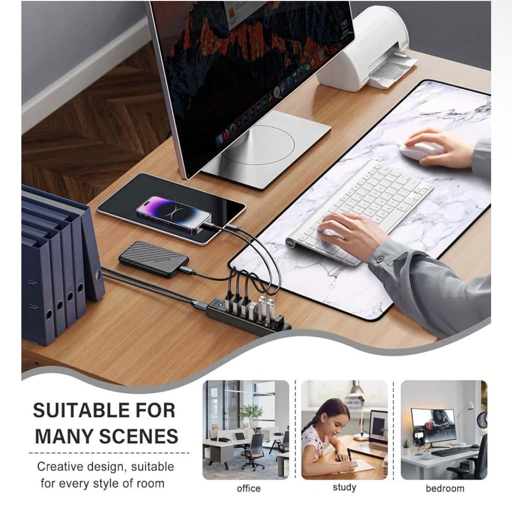 Large Mouse Pad Desk Pad - Picture 4 of 5